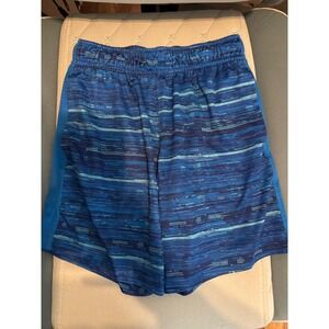 Old Navy Active Boys Blue Space Dye Athletic Shorts Size XS 5 Drawstring Gym